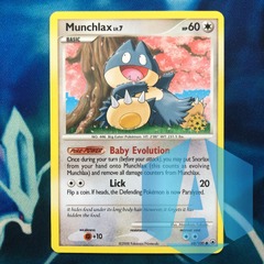 Munchlax 68/100 Countdown Calendar Promo Snowflake Stamp